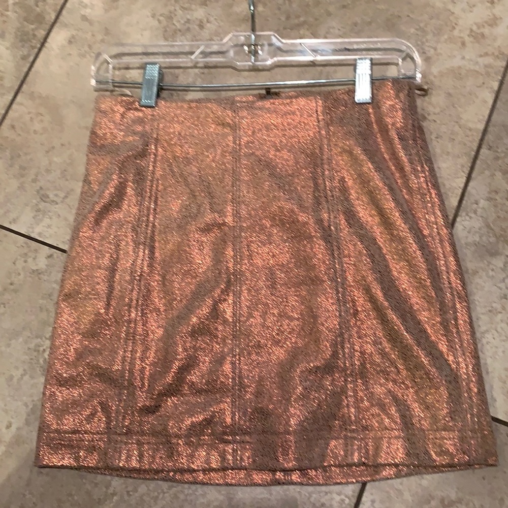 sparkly free people mini skirt